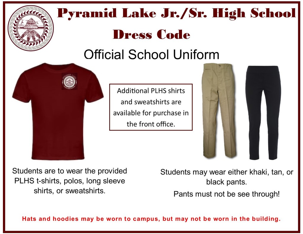 Pyramid Lake Jr./Sr. High School Official Dress Code