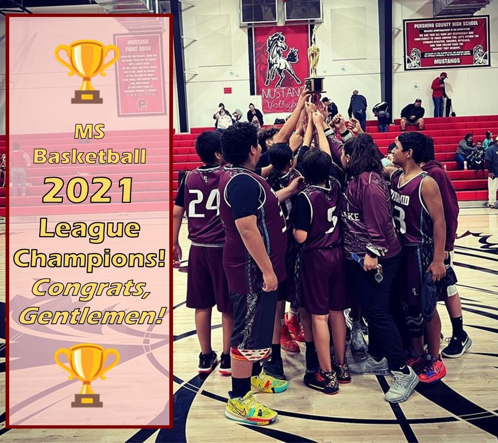 Congratulations to our might Middle School Boys Basketball Team, the 2021 Lake League Champions!!! Look out for these boys, folks, they know how to play some ball! 🏆🏆🏆